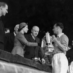 Blackpool a battu Bolton 4-3 en finale de la Coupe en 1953 au stade Wembley.