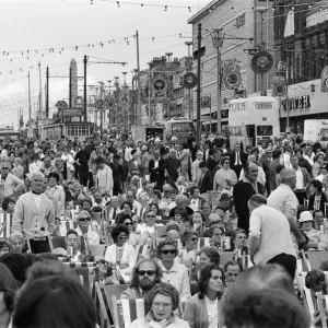 Blackpool came to a standstill as Concorde flew over. Every vantage point was occupied Blackpool came to a standstill as Concorde flew over. Every vantage point was occupied