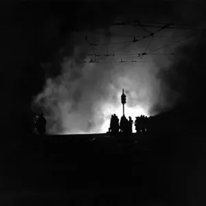 A blaze near St Andrews Church, Newcastle, was a test for auxiliary firemen on duty A blaze near St Andrews Church, Newcastle, was a test for auxiliary firemen on duty