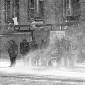 Blizzard Conditions Print, Middlesbrough 1979 Blizzard Conditions Print, Middlesbrough 1979