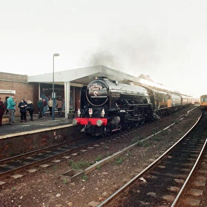 The Blue Peter Steam Train, an A2 No. 60532 Locomotive designed by Arthur H Peppercorn of