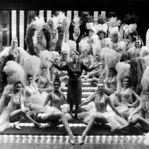 Print of Bluebell Girls at the Lido featuring Margaret Kelly