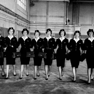 BOAC Air Stewardesses Print January 1963 BOAC Air Stewardesses Print January 1963