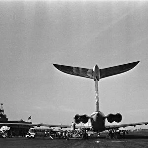 BOAC VC10 seen here on the apron at Khartoum after completing a proving flight