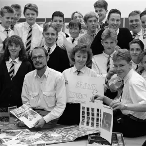 David Holmes at King James' High School Print 1989