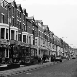 Boarding houses in Blackpool, Lancashire. 29th January 1987 Boarding houses in Blackpool, Lancashire. 29th January 1987