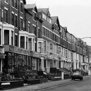Boarding houses in Blackpool, Lancashire. 29th January 1987 Boarding houses in Blackpool, Lancashire. 29th January 1987