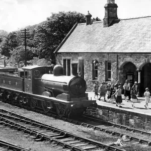 Boarding a train at the reconstructed Rowley Station at Beamish Open Air Museum gives