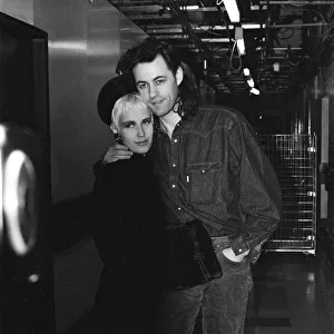 Bob Geldof and Paula Yates at LAP. 30th November 1987