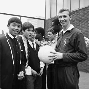 Bob Wilson 21, amateur goalkeeper who will be making his debut for Arsenal against