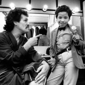 Bobby Ball Meets Fan Jason Drummond Print 18th January 1985
