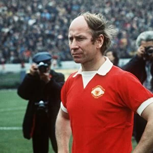 Bobby Charlton Manchester United 1973 football, last league game