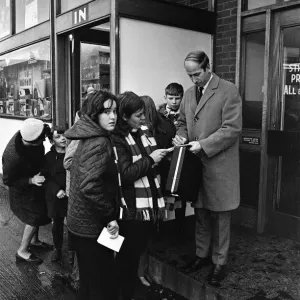 Bobby Charlton at Old Trafford Print, 9th February 1970