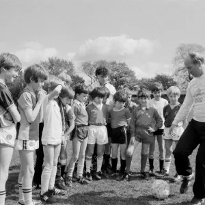 Bobby Charlton Illustrating Ball Control Print