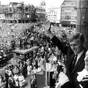 Bobby Moore Football Player - May 1965 at the Town Hall, East Ham Bobby Moore Football Player - May 1965 at the Town Hall, East Ham