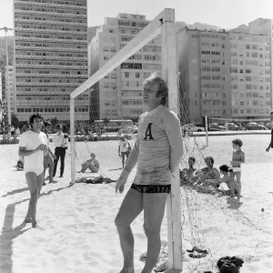 Bobby Moore, pictured on holiday, Copacabana Beach, Rio de Janeiro, Brazil Bobby Moore, pictured on holiday, Copacabana Beach, Rio de Janeiro, Brazil