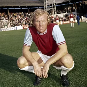 Bobby Moore West Ham and England. December 1974