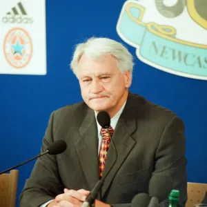 Bobby Robson, news press conference, to officially present him to the media as new