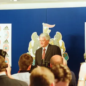 Bobby Robson, news press conference, to officially present him to the media as new