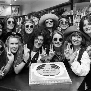Anita Roddick Opens Huddersfield Body Shop Print 1992