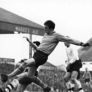 Bolton v Hull City November 1966 Chris Chilton in action during the match against