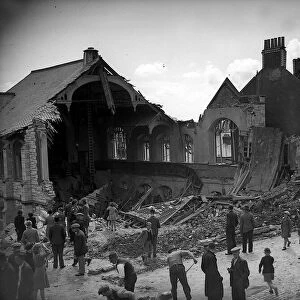 Bomb damage in Grimsby during WW2