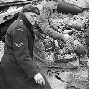 Bomb damage, London, 26th February 1944