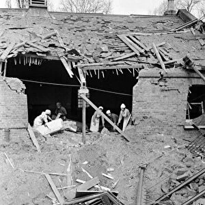 Bomb damage to the London Hospital, 9th April 1941