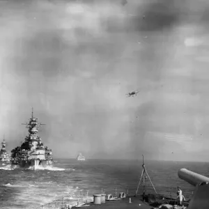 The bombardment of Fort Capuzzo and Bardia by British warships of the Mediterranean Fleet The bombardment of Fort Capuzzo and Bardia by British warships of the Mediterranean Fleet