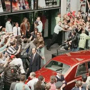 Bon Jovi, appearing at Tower Records, Argyle Street, Glasgow, Scotland