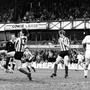 Boro Boys v Sunderland 1983 Print - Colin West Volley