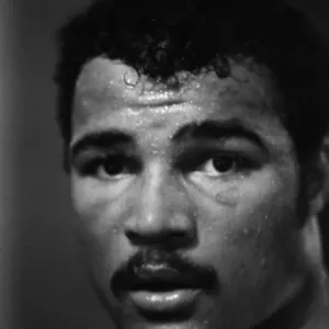 Boxer John Conteh seen here training for his fight against Jorge Victor Ahumada 3rd