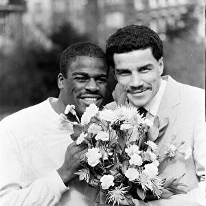 Boxers Errol Christie and Jimmy Price 14th March 1985