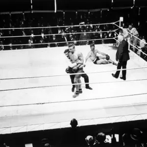 Boxing at Olympia, Kensington, London, United Kingdom. Joe Beckett v. Frank Goddard Boxing at Olympia, Kensington, London, United Kingdom. Joe Beckett v. Frank Goddard