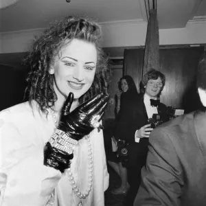Boy George at the British Record Industry Awards Print, 9th February 1984 Boy George at the British Record Industry Awards Print, 9th February 1984