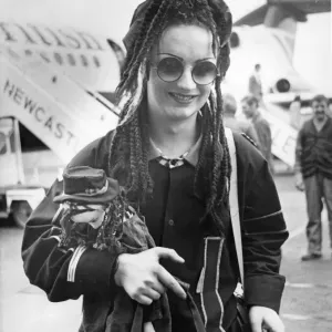 Boy George in Newcastle Print, circa June 1983