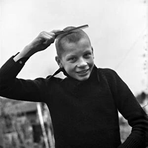 Boy / Skinhead / Shaven / Hair: Gary Brown, 14, of St. MaryIs Street, Winchester