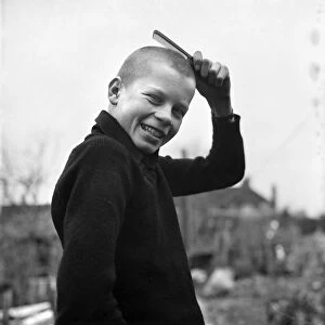 Boy / Skinhead / Shaven / Hair: Gary Brown, 14, of St. MaryIs Street, Winchester