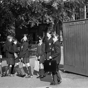 Boys arriving at Barrs Hill School in Coventry for the first time since it changed Boys arriving at Barrs Hill School in Coventry for the first time since it changed