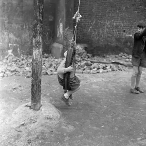 Clydesdale Road Adventure Playground Print, 18th May 1955