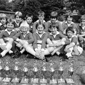 Teesside Junior Football Alliance Team Print 1980