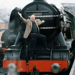 BPM MEDIA FILER Pete Waterman, pictured with the Flying Scotsman BPM MEDIA FILER Pete Waterman, pictured with the Flying Scotsman