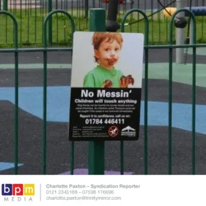 BPM MEDIA A poster which formed part of Spelthorne Borough Council BPM MEDIA A poster which formed part of Spelthorne Borough Council