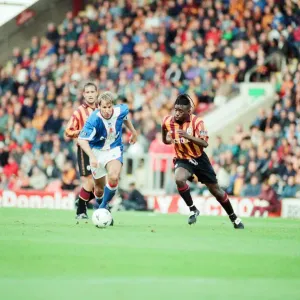 Bradford 2-2 Middlesbrough, League Division One match at Valley Parade