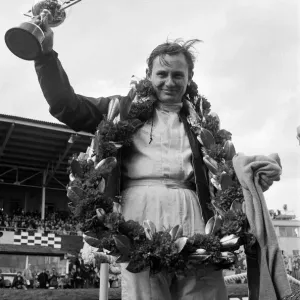 The Brands Hatch Race of Champions motor race for Formula one cars won by Bruce McLaren The Brands Hatch Race of Champions motor race for Formula one cars won by Bruce McLaren
