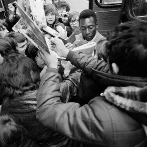 Brazilian footballer Edson Arantes do Nascimento, more famously knows as Pele