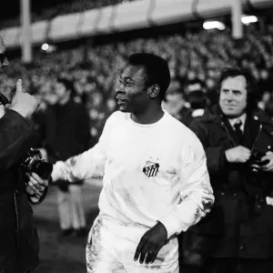 Brazilian footballer Edson Arantes do Nascimento, more famously knows as Pele