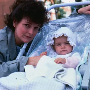 Brenda Blethyn Print 1991 with Baby Scene from All Good Things Brenda Blethyn Print 1991 with Baby Scene from All Good Things