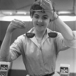Brenda Boyle at Ty-phoo Tea Factory, 4th February 1960 Print