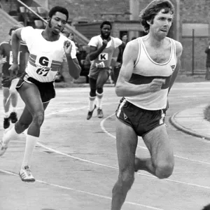 Brendan Foster competing over 400 metres in the GPO championships at Gateshead in June Brendan Foster competing over 400 metres in the GPO championships at Gateshead in June